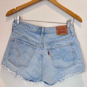 Levi's Light Blue Denim Women Shorts